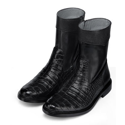 Men Franco Cuadra Alligator Ankle Boot FC986