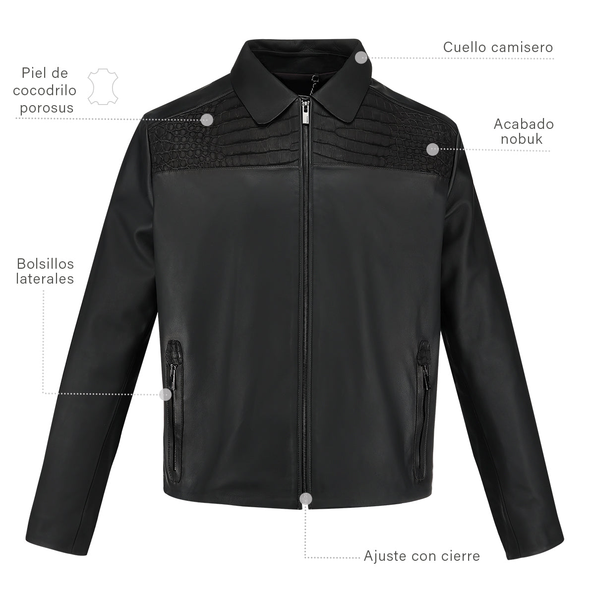 Men Cuadra Crocodylus Porosus Jacket JC358