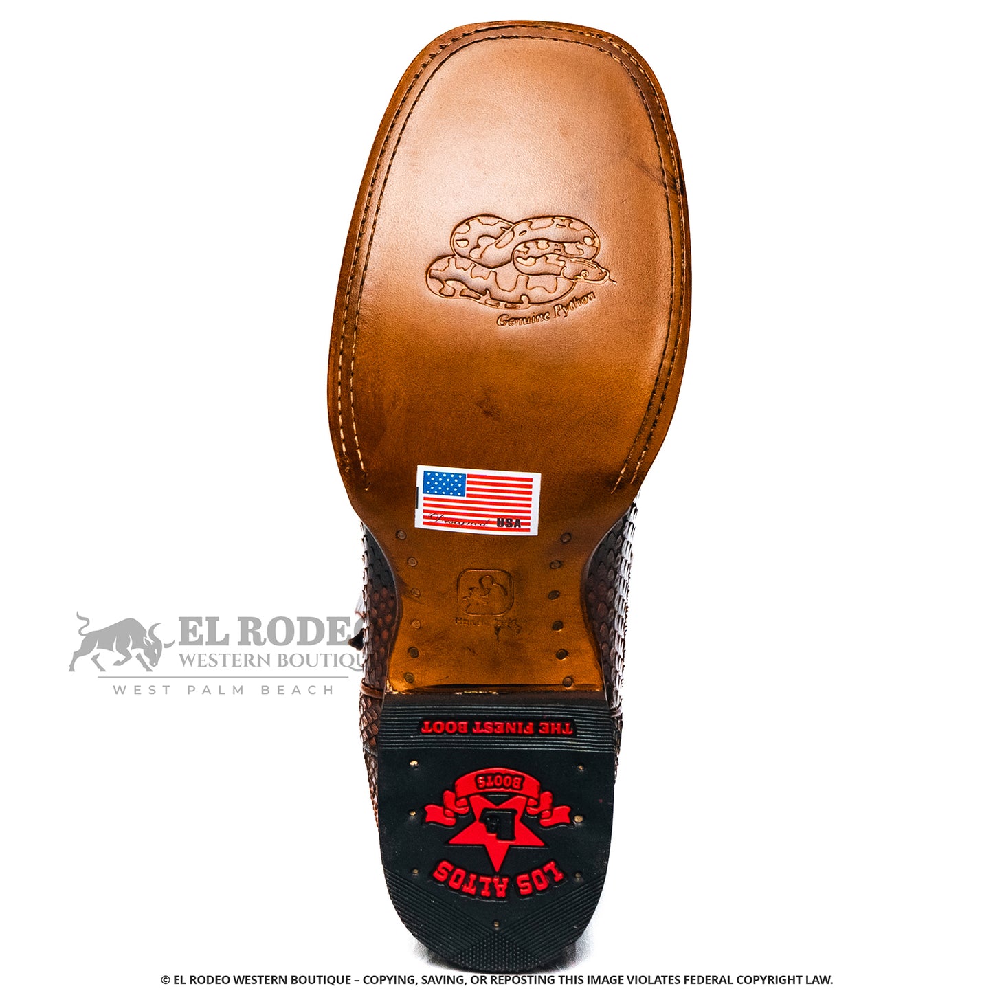 Men Los Altos Python Boots H8225788