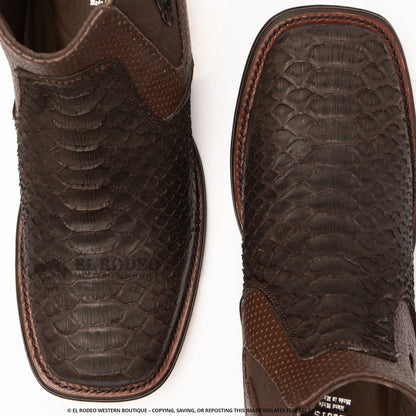 Men Los Altos Python Ankle Boots H82BVN5707