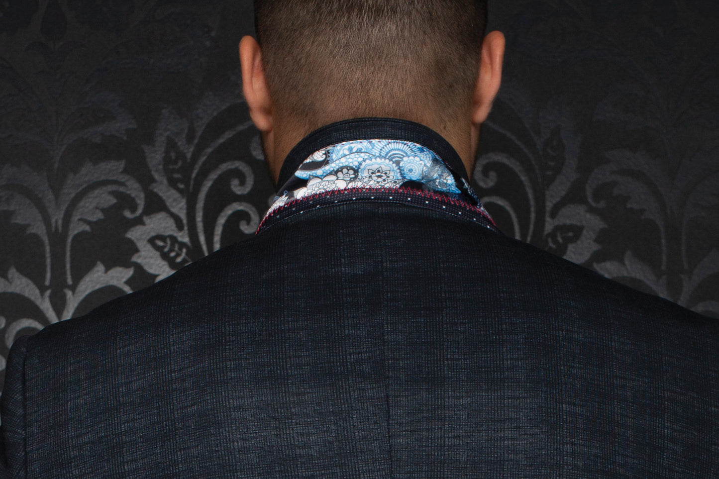 Men Au Noir Blazer Henry Charcoal