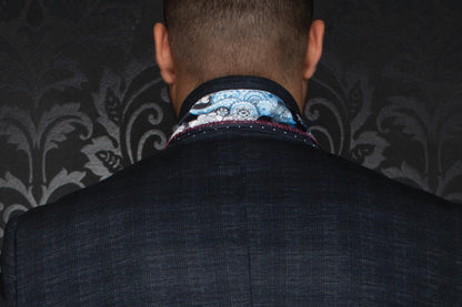 Men Au Noir Blazer Henry Charcoal