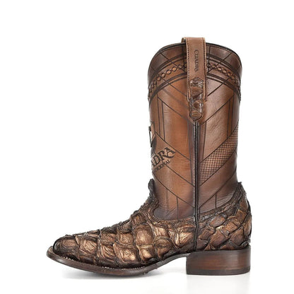 Poison Pirarucu Brown Boots - Men Cuadra Boot CU789 - El Rodeo Western Boutique