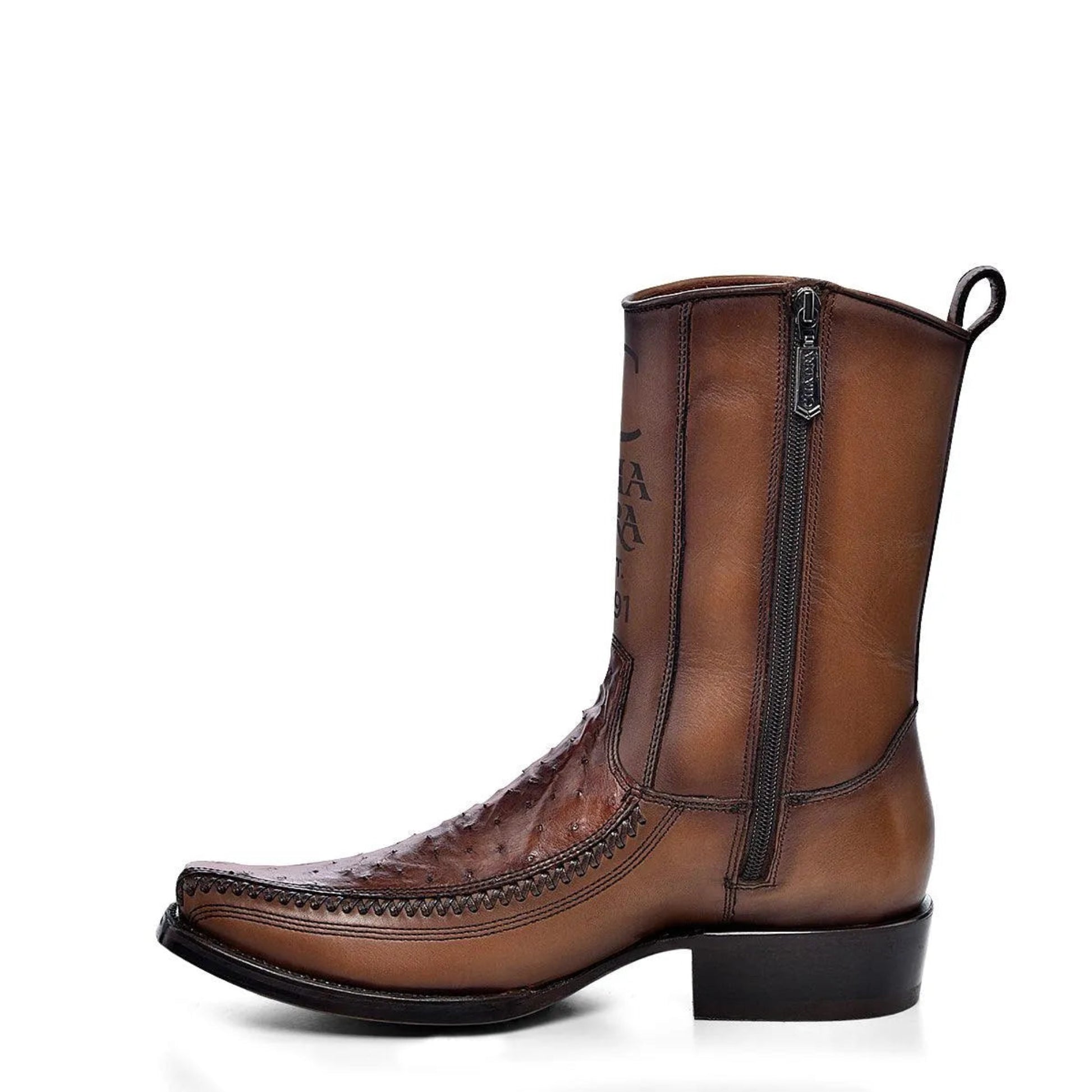 Full Quill Ostrich Boots for Men - Cuadra Boot CU804 - El Rodeo Western Boutique