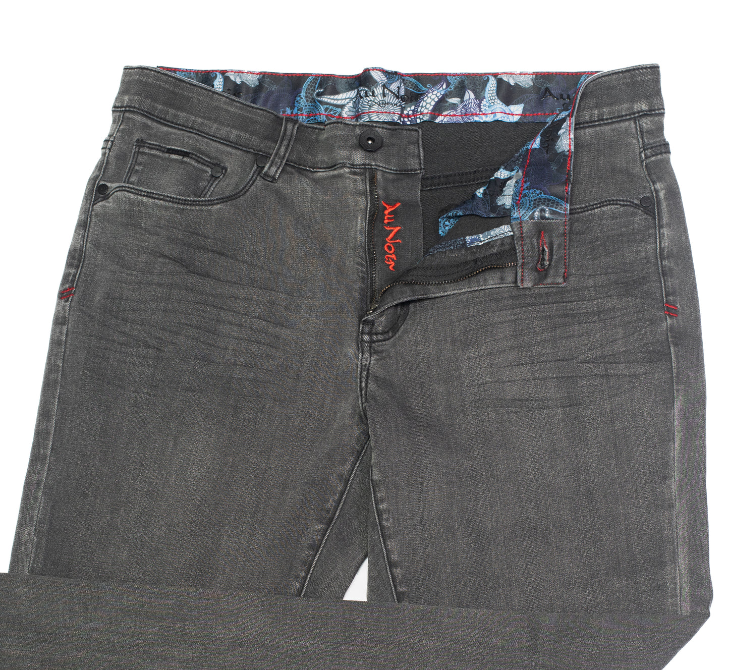 Men Au Noir Jeans Johnny SRD Med. Grey
