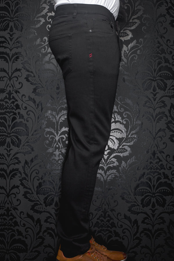 Men Au Noir Jeans Johnny-SRD Pure Black
