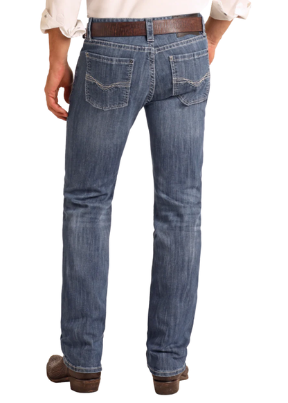 Men Rock&Roll Straight Nigh Blue Jean M1R3482
