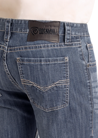 Men Rock&Roll Straight Nigh Blue Jean M1R3482