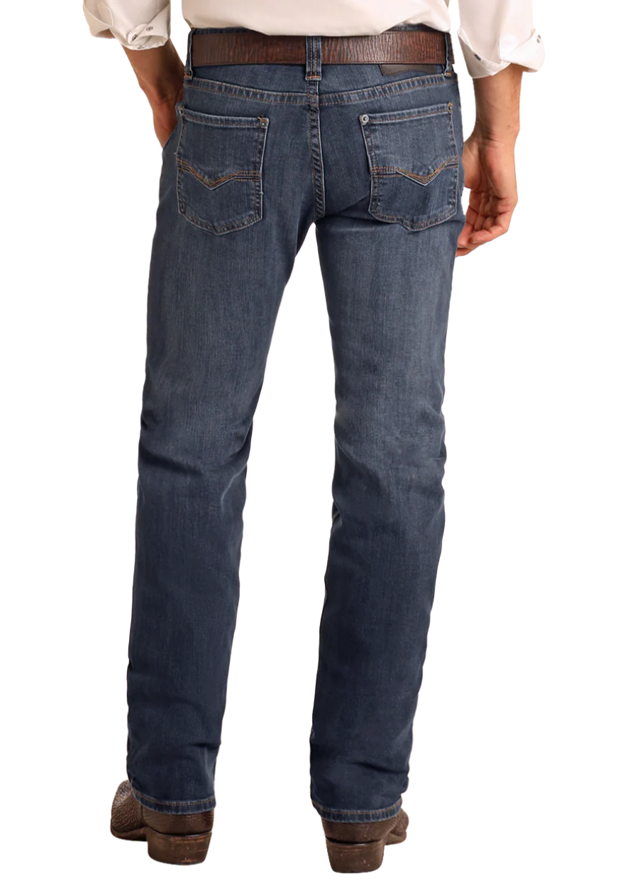 Men Rock&Roll Revolver Straight Indigo Jean M1R6205