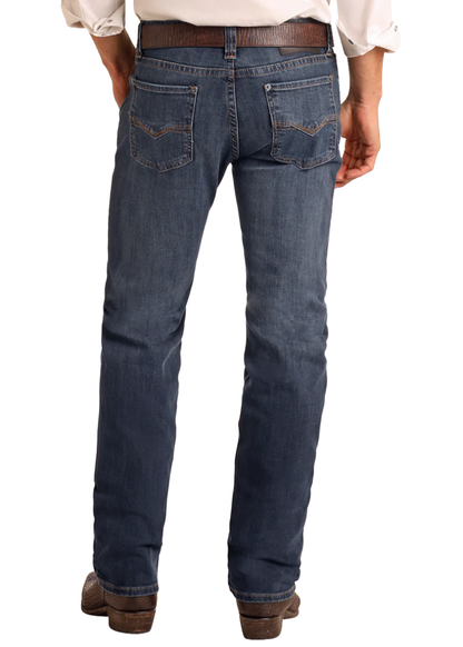 Men Rock&Roll Revolver Straight Indigo Jean M1R6205