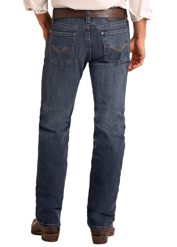 Men Rock&Roll Revolver Straight Indigo Jean M1R6205