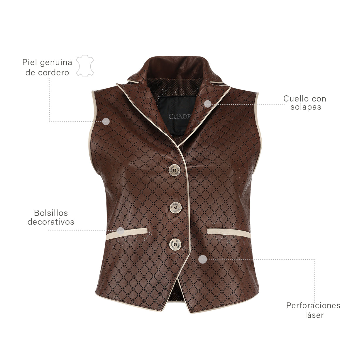 Women Cuadra Lamb Vest JC354