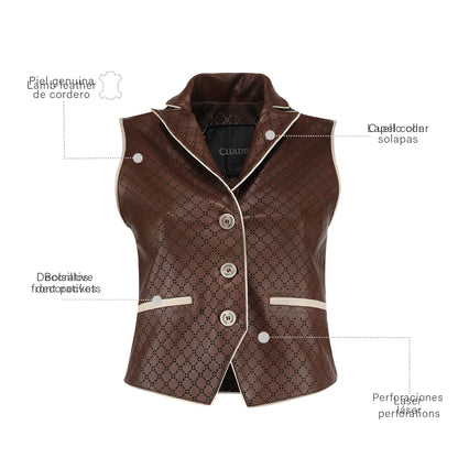 Women Cuadra Lamb Vest JC354