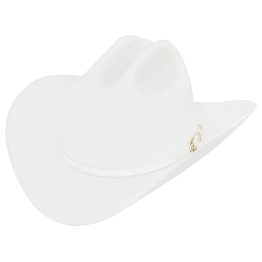 6X Real White Larry Mahans Fur Felt Hat