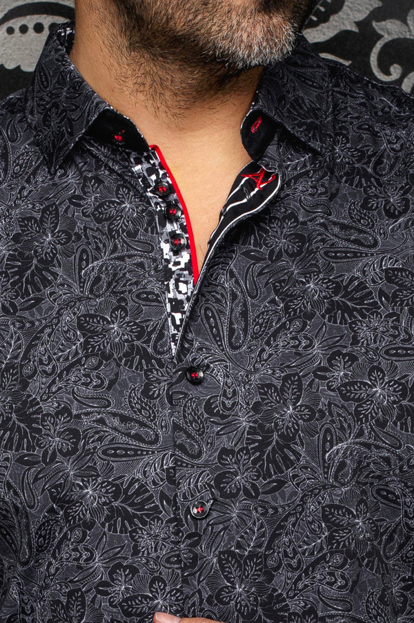 Men Au Noir Knit Shirt Mira Black
