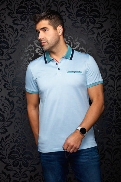 Men Au Noir Polo Mojave Reef