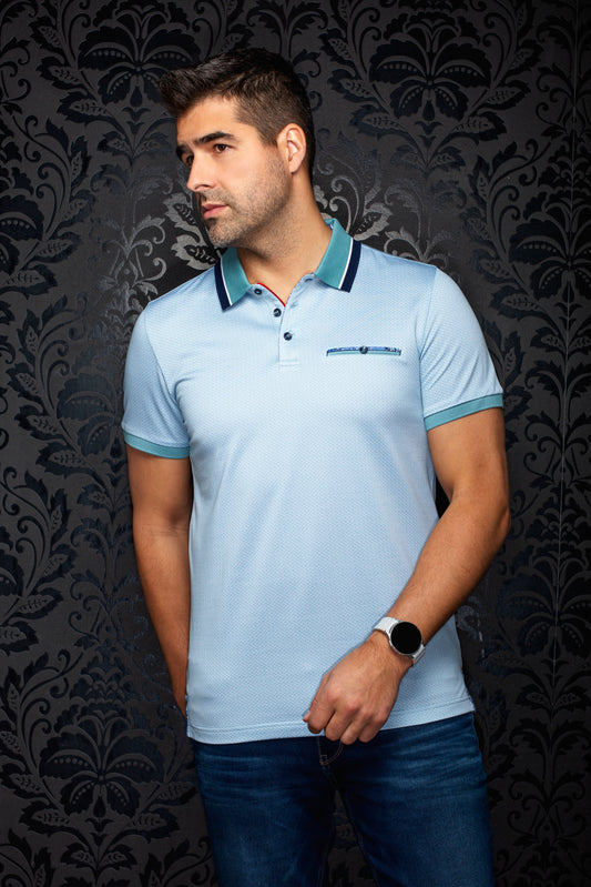 Men Au Noir Polo Mojave Reef