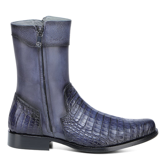 Exotic Boot, Round Toe - Men Franco Cuadra Ankle Boot FF206