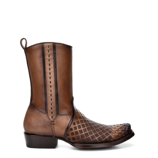Narrow Square Toe Boots - Calf - Men Cuadra Boot CU674 - El Rodeo Western Boutique
