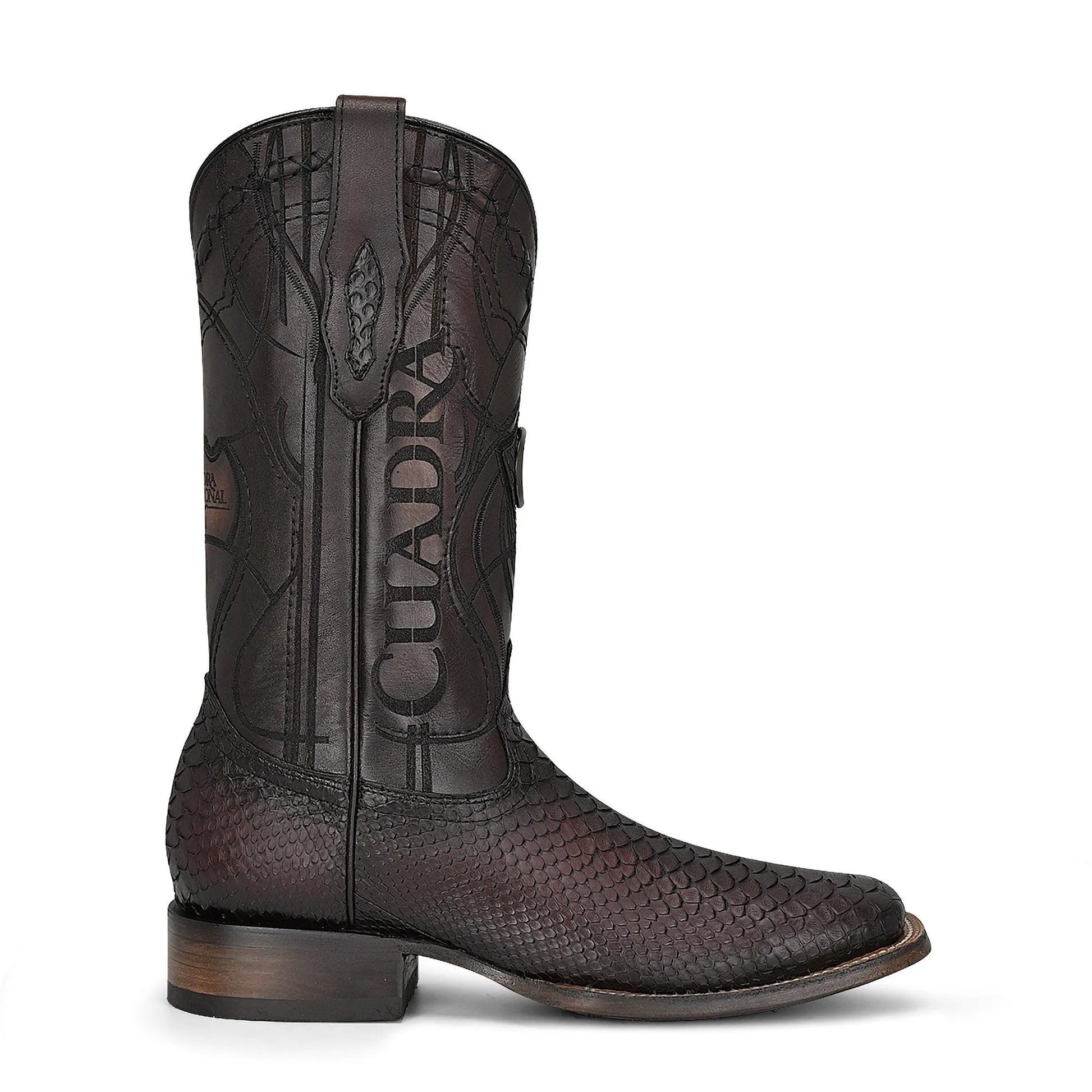 Python Boots with Leather - Men Cuadra Boot CU746 - El Rodeo Western Boutique