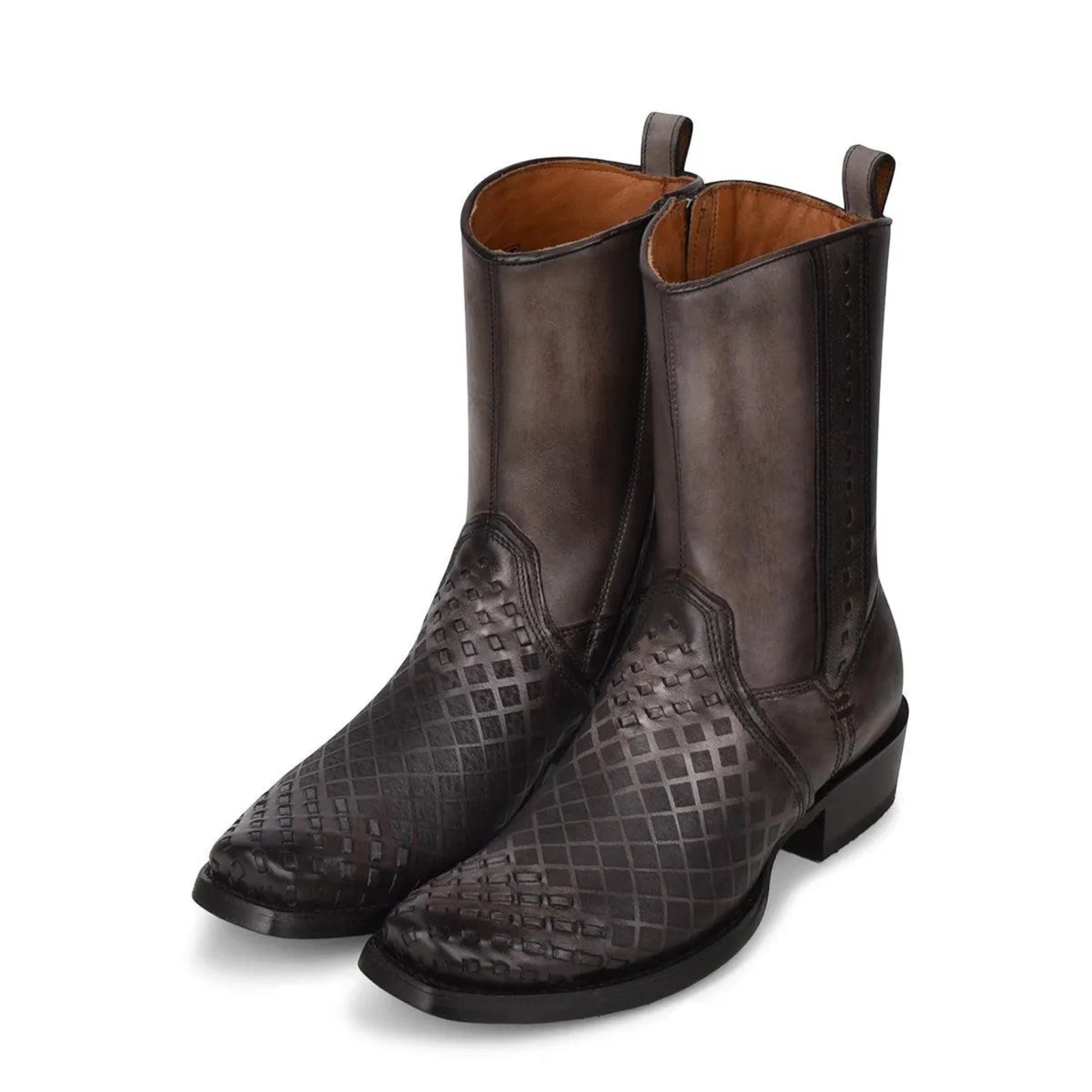 Narrow Square Toe Boots - Calf - Men Cuadra Boot CU498 - El Rodeo Western Boutique