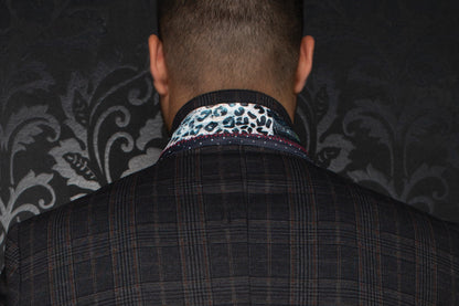 Men Au Noir Blazer Peck Brown