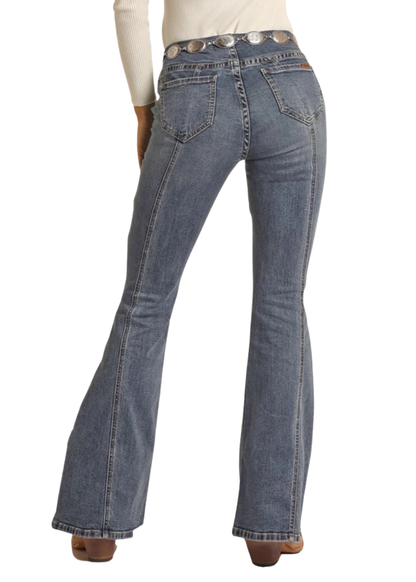 Women Rock&Roll Flare Jean RRWD6PR0GT