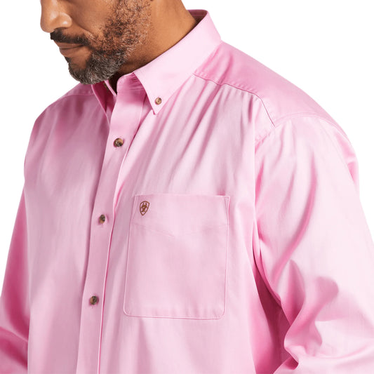 Men Ariat Shirt 10016692 - Solid Twill Classic Fit Shirt - El Rodeo Western Boutique