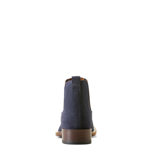 Blue Suede Chelsea Boots for Men: Step Up with Chelsea Western Boots for Men: Durable, Flexible, and Lightweight - Men Ariat Ankle Boot 10051921 - El Rodeo Western Boutique