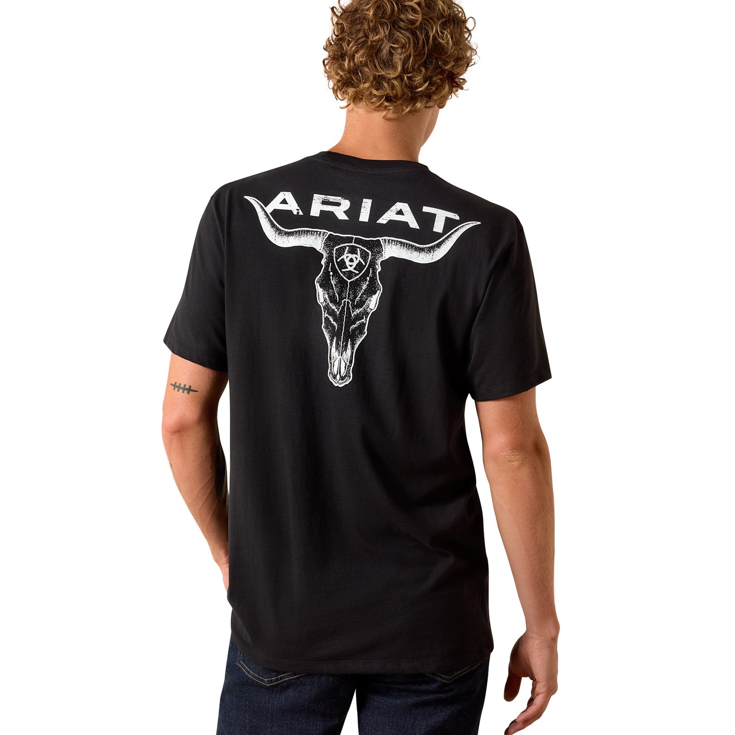 Men Ariat Stipple Steer T-Shirt 10058431