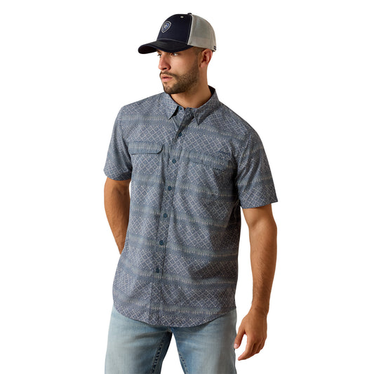 Men Ariat Shirt (SS) Printed Venttek Outbound 10071048