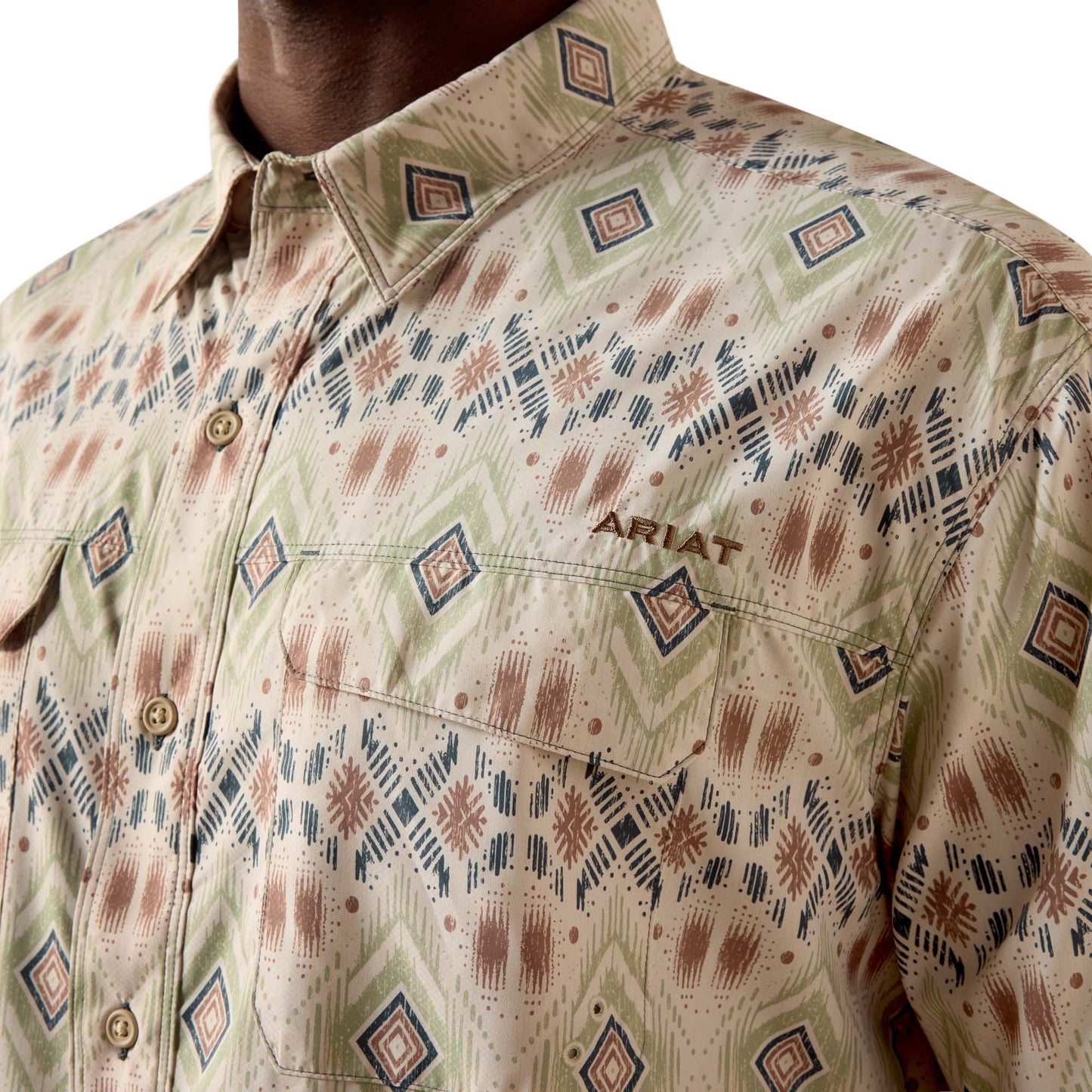 Men Ariat Shirt Printed Venttek Outbound 10071049