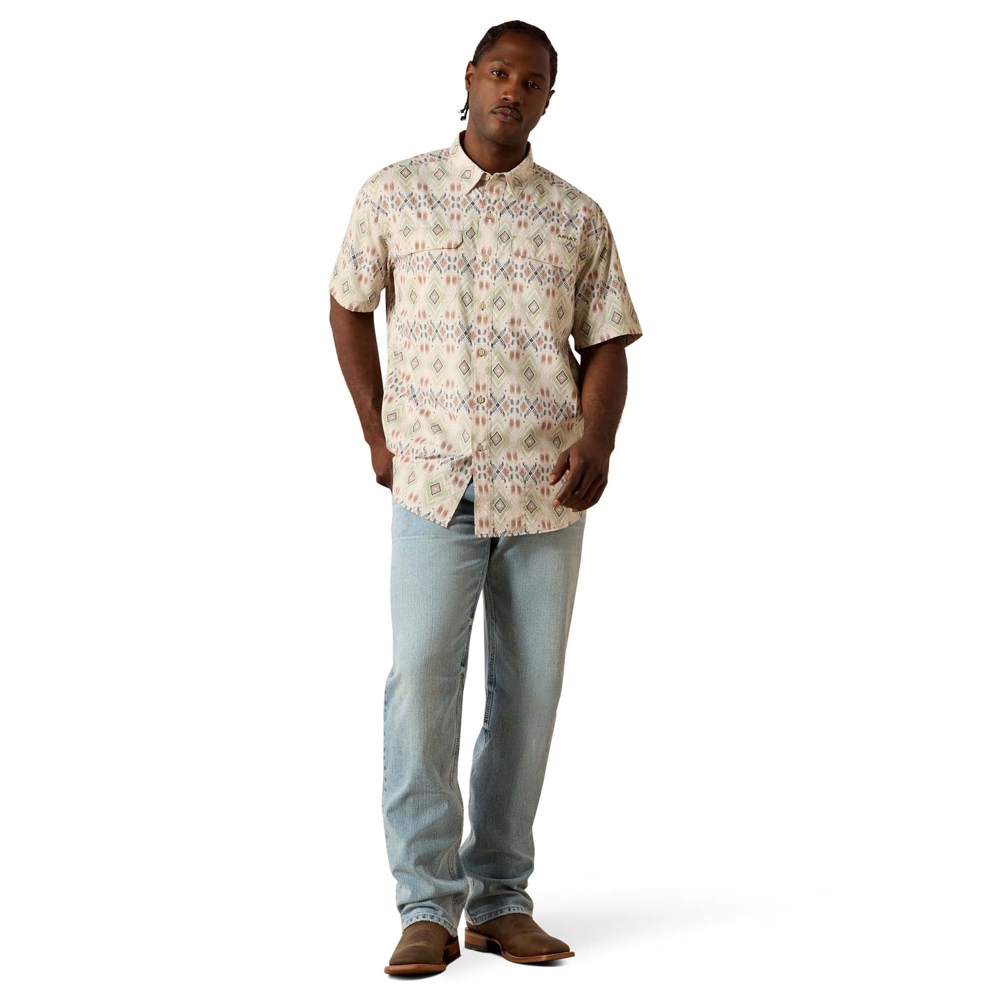 Men Ariat Shirt Printed Venttek Outbound 10071049