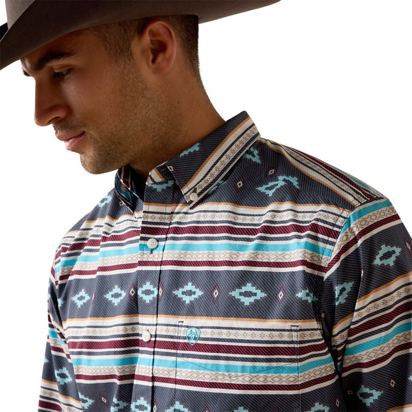 Men Ariat Shirt Casual SW Stripe 10071597