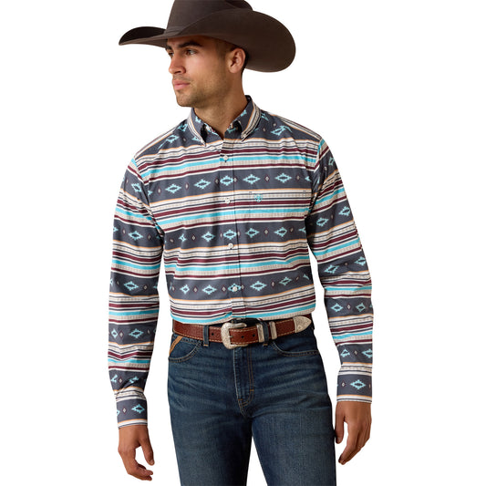 Men Ariat Shirt Casual SW Stripe 10071597