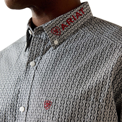 Men Ariat Shirt Casual Geo Print Team 10071716