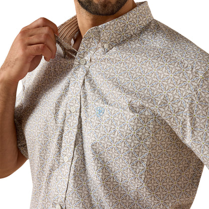 Men Ariat Shirt (SS) Wrinkle Free 10071739