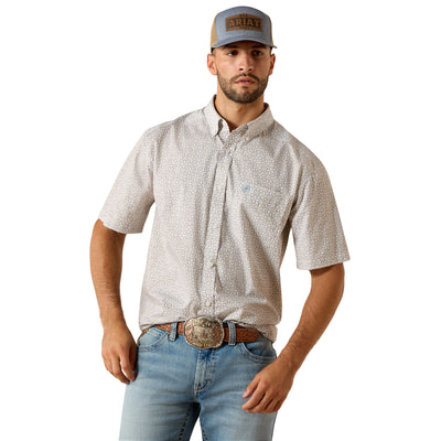 Men Ariat Shirt (SS) Wrinkle Free 10071739