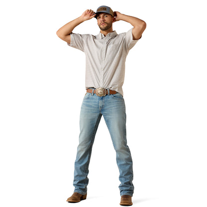 Men Ariat Shirt (SS) Wrinkle Free 10071739