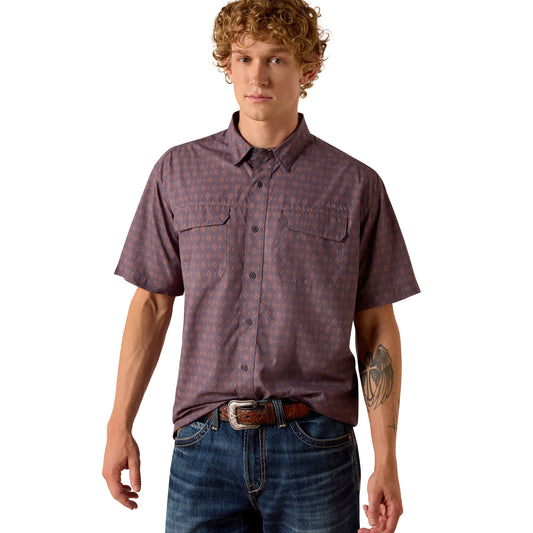 Men Ariat Shirt VentTEK (SS) Black 10073428