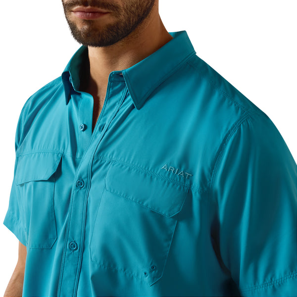 Men Ariat Shirt VentTEK (SS) Blue Moon 10073464