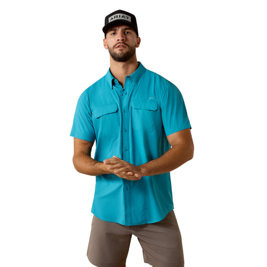 Men Ariat Shirt VentTEK (SS) Blue Moon 10073464