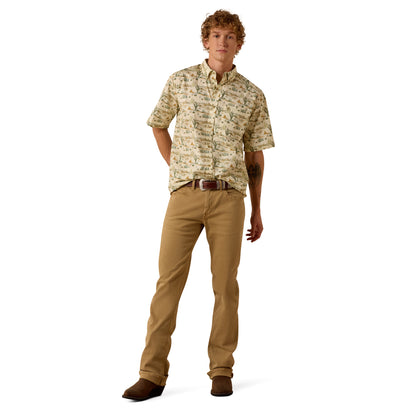 Men Ariat Shirt Sable (SS) 10073530