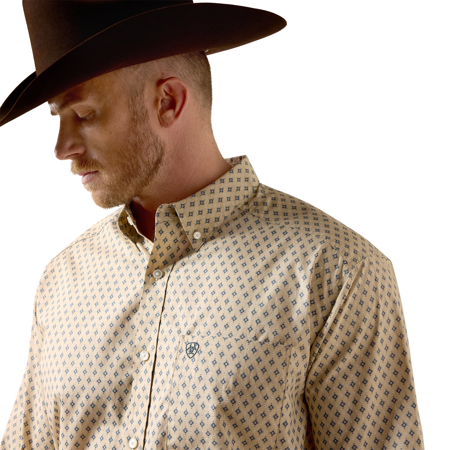 Men Ariat Shirt Stu (LS) 10073592