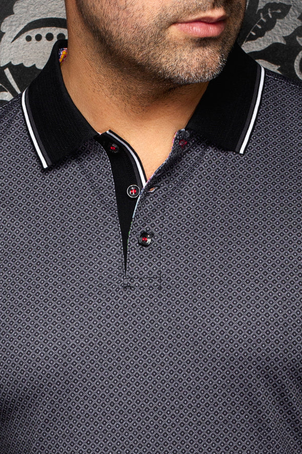 Men Au Noir Polo Seacliff Black