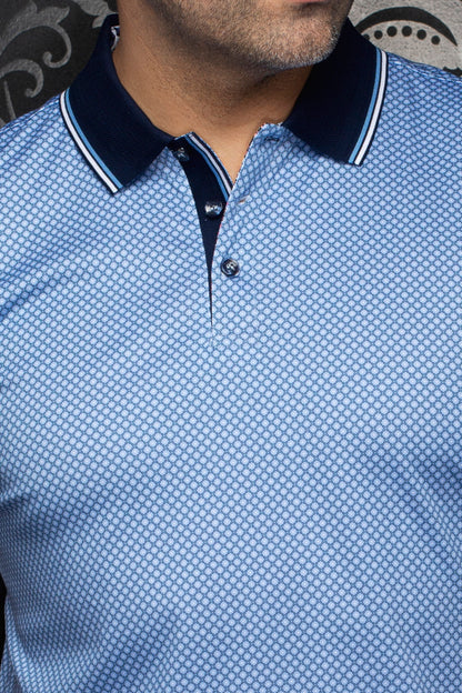 Men Au Noir Polo Seacliff Light Blue