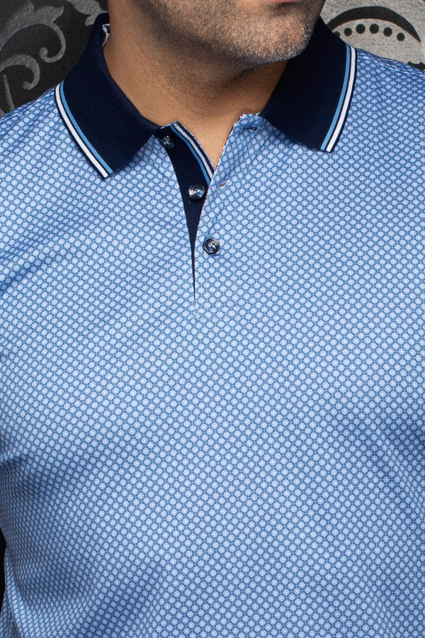 Men Au Noir Polo Seacliff Light Blue