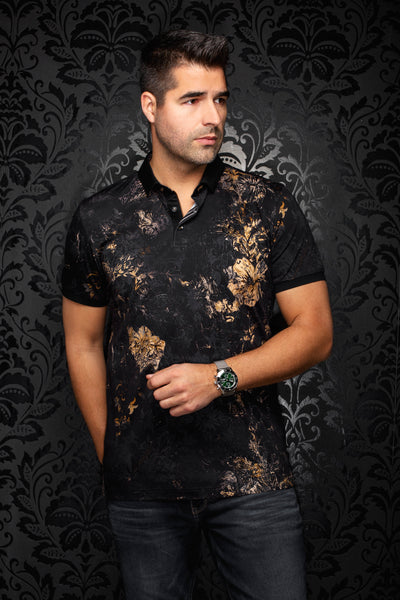 Men Au Noir Polo Sumatran Black