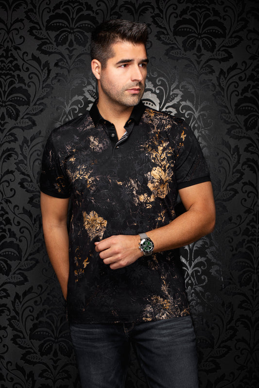 Men Au Noir Polo Sumatran Black