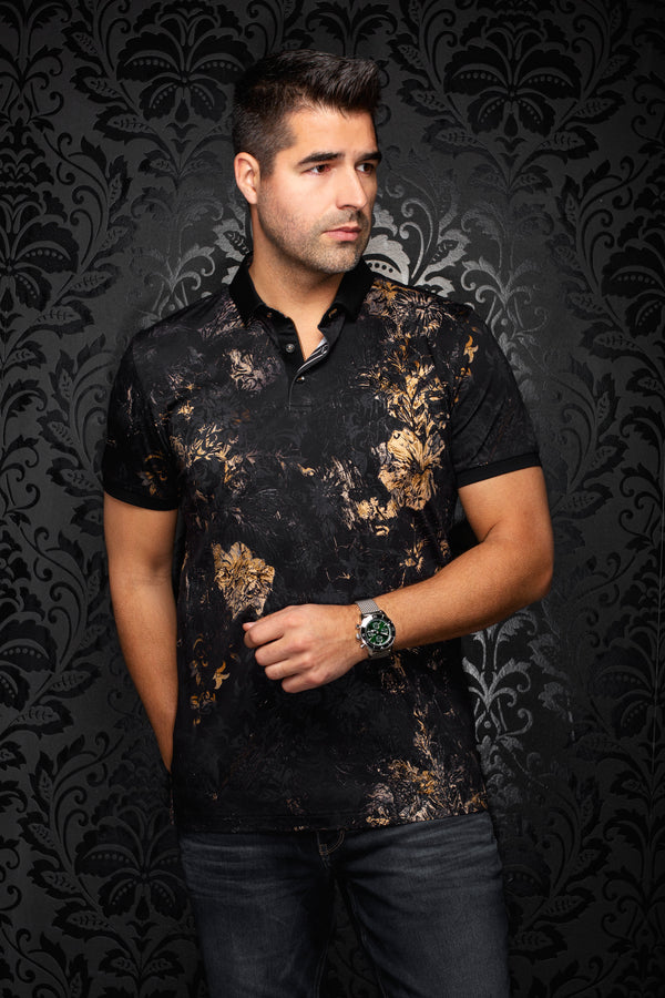 Men Au Noir Polo Sumatran Black